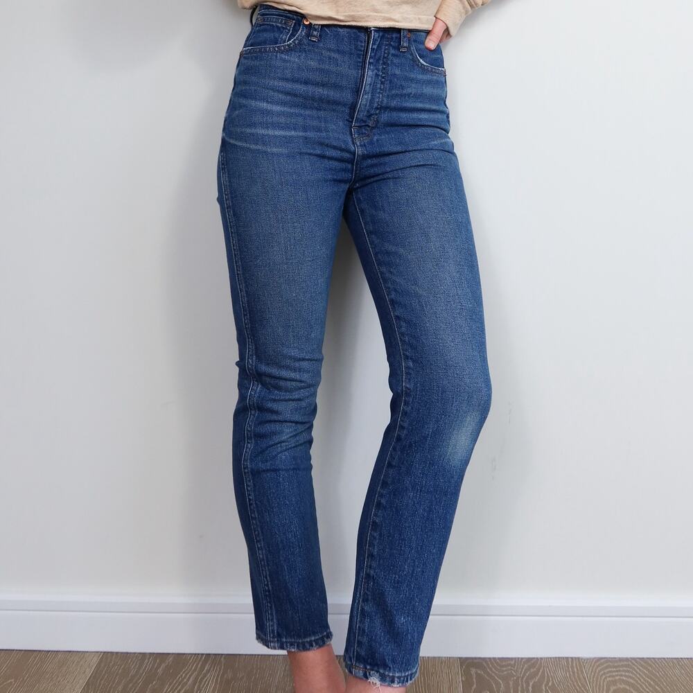 Madewell Stovepipe High Waist Jeans Medium Wash 26